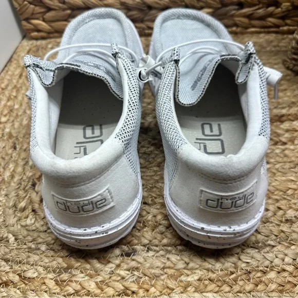 HEY DUDE Wally Sox Stone White Men’s 10 - Picture 2 of 16